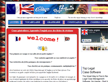 Tablet Screenshot of anglais-francais.net
